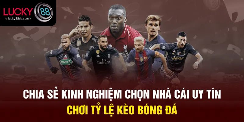 Chia sẻ kinh nghiệm chọn nhà cái uy tín chơi tỷ lệ kèo bóng đá
