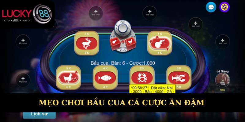 Những mẹo chơi bầu cua cá cược ăn đậm 